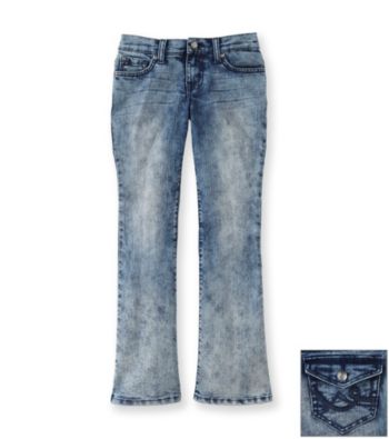 Jessica Simpson Girls' 7-16 Medium Wash Sunshine Bootcut Jeans