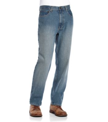 Ruff Hewn Men's Medium Stone Wash Relaxed-Fit Jeans