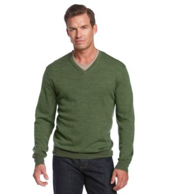 Kenneth Roberts Platinum® Men's Merino V-Neck Sweater