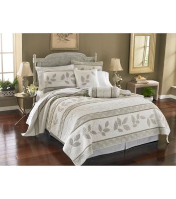 Platinum Leaves Quilt Collection by Lenox®