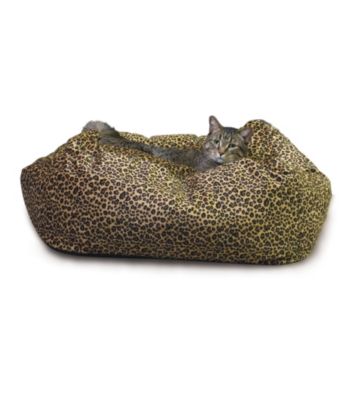 K&H Pet Products Leopard Kitty Cuddle Cube