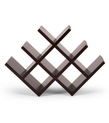Kamenstein® Black Wood Wine Rack