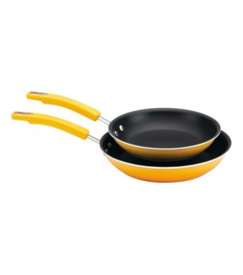 Rachael Ray® Porcelain II Yellow Twin Pack Skillets