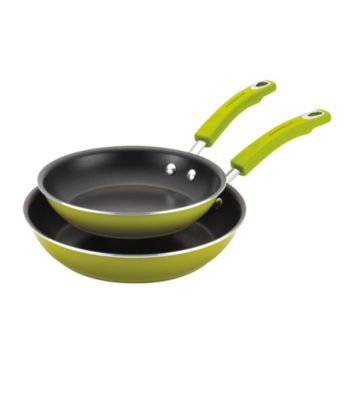 Rachael Ray® Porcelain II Green Twin Pack Skillets