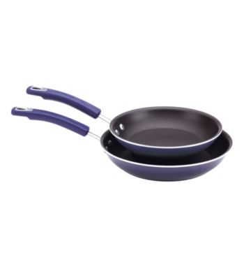 Rachael Ray&reg; Porcelain II Purple Twin Pack Skillets