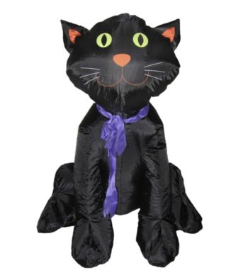 4' Inflatable Halloween Classic Black Cat