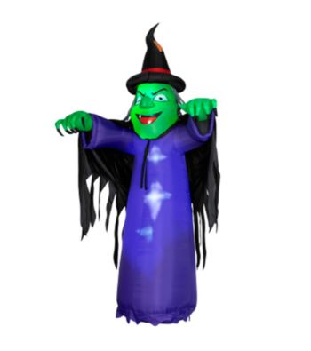 12' Airblown Witch with Cape