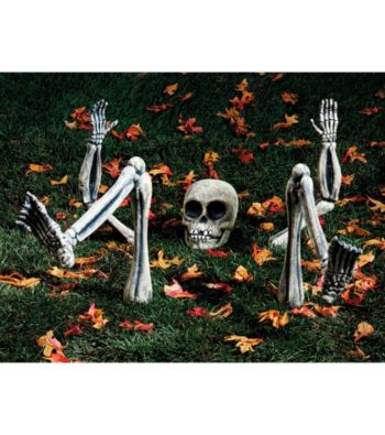 Lighted Groundbreaker Skeleton Body Parts