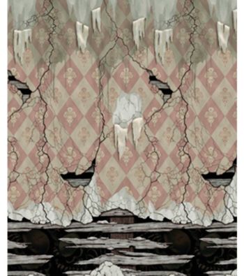 40' Peeling Plaster Room Roll