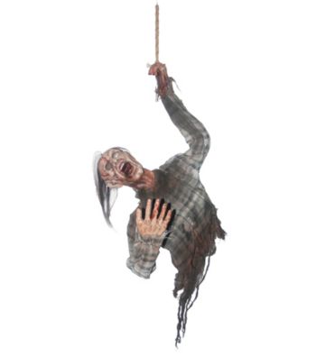Hanging Bloody Zombie Torso