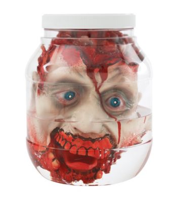 Head in Laboratory Jar
