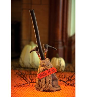 Dancing Halloween Broom Animated Prop
