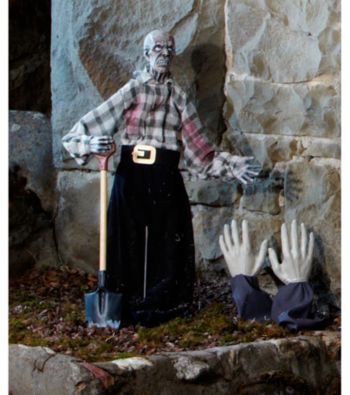 Standing Zombie Grave Digger
