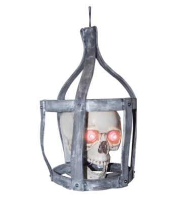 Hanging Sonic Skull in Cage