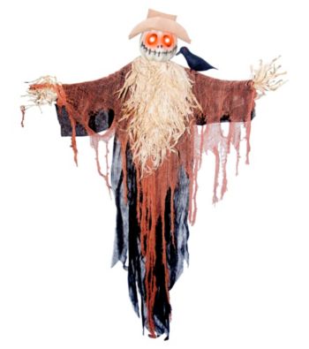 Hanging Pumpkin Scarecrow