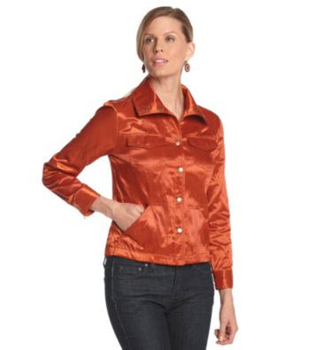 Ruby Rd.® Snap Front Iridesent Jacket