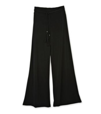 Amy Byer Girls' 7-16 Plus Size Black Wide-leg Pants