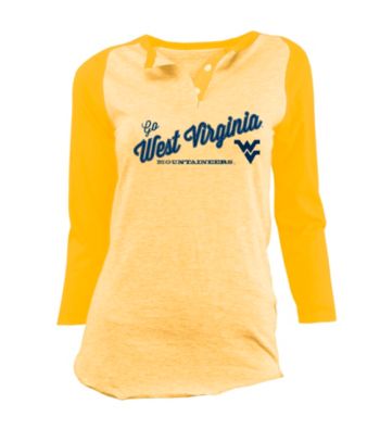 Soffe® Juniors' West Virginia Gold Baseball Tee