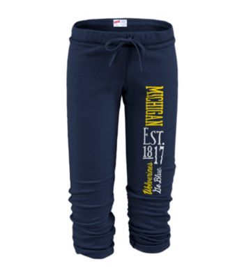 Soffe® Juniors' Michigan Football Capri Sweatpants