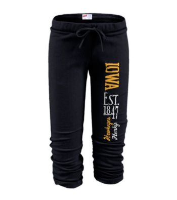 Soffe® Juniors' Iowa Football Capri Sweatpants