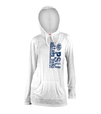 Soffe® Juniors' Penn State White Burnout Hoodie
