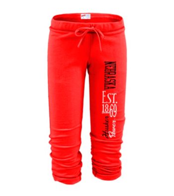 Soffe® Juniors' Nebraska Football Capri Sweatpants
