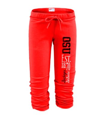 Soffe® Juniors' Ohio State Football Capri Sweatpants