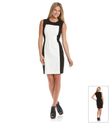 Calvin Klein Sleeveless Colorblock Sheath
