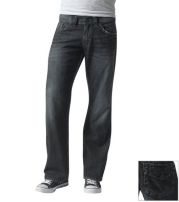 Silver Jeans Co. Men's Dark Zac Relax Straight-Fit Jeans