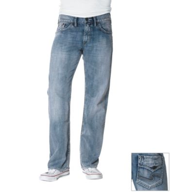 Silver Jeans Co. Men's Light Zac Relaxed Straight-Fit Jeans