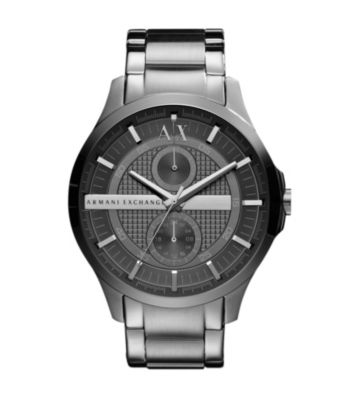 A|X Armani Exchange Men's Stainless Steel Smoke Bracelet Watch with a Grey Dial & Eyes