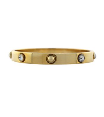 Vince Camuto™ Crystal Studded Bangle Bracelet