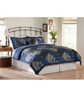 Bristol Harbor Cold-Weather Plush-Reverse Comforter Set by Ruff Hewn