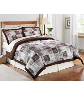 Portsmouth Cold-Weather Plush-Reverse Comforter Set by Ruff Hewn