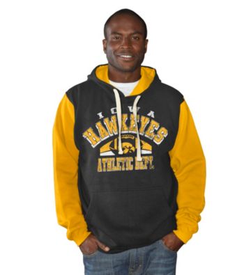 G-III Men's Black Iowa Safety Fleece Pullover Hoodie