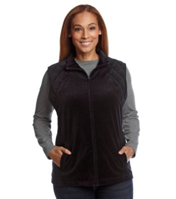 Breckenridge® Plus Size Solid Velour Vest