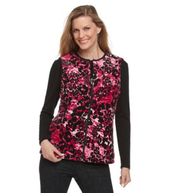 Breckenridge® Printed Velour Vest