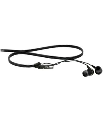 iHip® Noise Isolating Tangle-Free Zipper Earphones