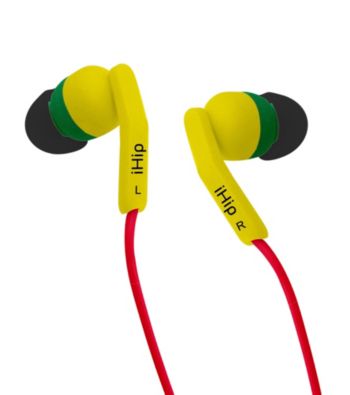 iHip® Red Noise Isolating Silicone Earphones