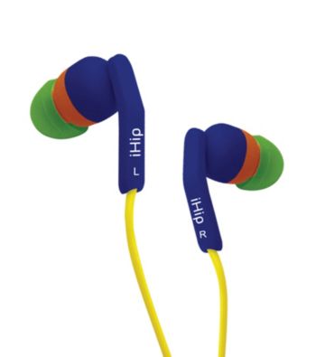 iHip® Yellow Noise Isolating Silicone Earphones