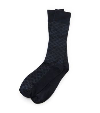 Kenneth Roberts Platinum® Men's Grid Dress Socks