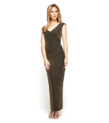 Alex Evenings® Full-Length Ribbed Column Dress