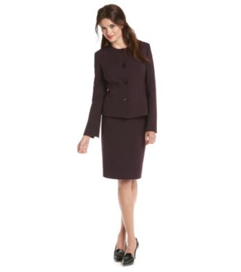 Evan-Picone® Petites' Four-Button Skirt Suit