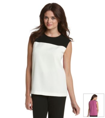 Kasper® Colorbocked Blouse