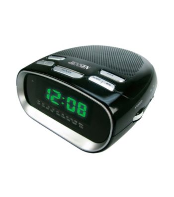 Jensen Phone Charging Dual Alarm Clock Radio