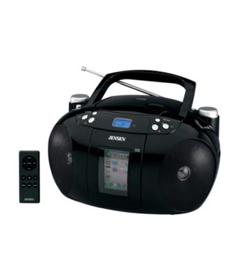 Jensen Portable Docking Digital CD Music System for iPod® and iPhone®