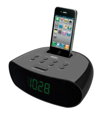 Jensen Docking Digital Clock Radio for iPod® & iPhone®
