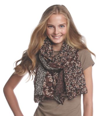 True Love Mixed Pattern Scarf