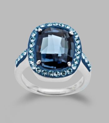Blue Crystal Ring