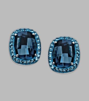 Blue Crystal Earrings